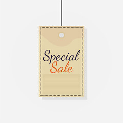 Tag discount special sale label off Vector