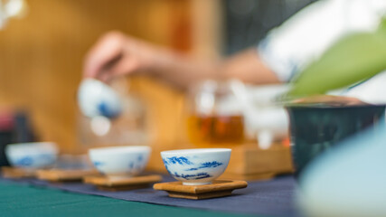 Fototapeta na wymiar Chinese bubble tea culture