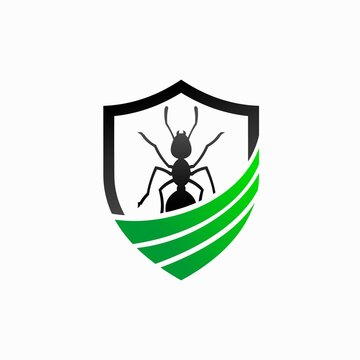 recommend clip art: Pest logo with ant concept