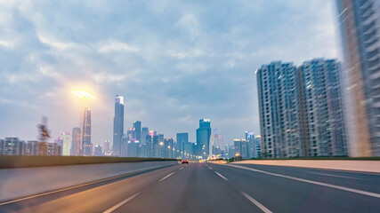 Fototapeta premium traffic at night