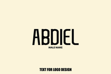 Emmitt Male Name Elegant Vector Text For Logo Designs and Shop Names