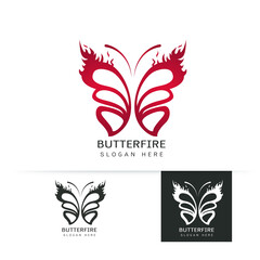 Fototapeta na wymiar Butterfly logo vector