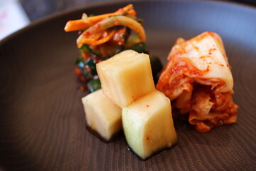 キムチ盛合わせ/김치