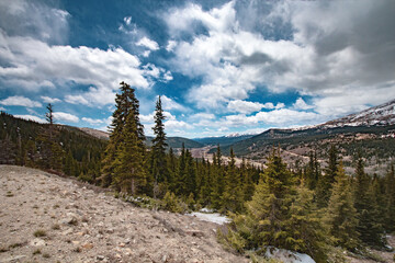Obraz premium Colorado Landscape, Rocky Mountain Summer, Wilderness Area