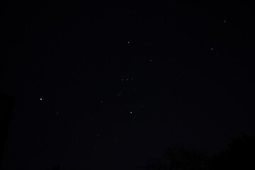 Orion, Sirius, Alderberan and Mars 