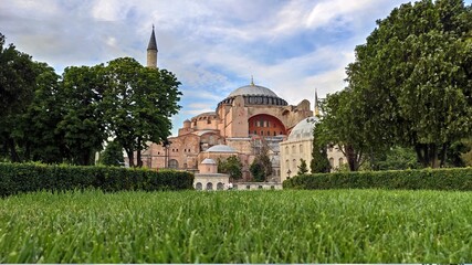 Hagia Sophia cathedral was the capital of the medieval Byzantine Empire.