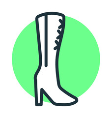 Cowboy Boot Vector Icon