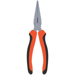 Pliers icon vector building tool illustration on white