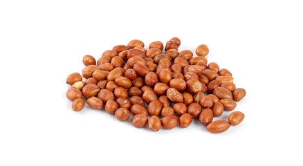 Peanuts an isolated on white background