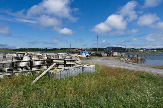 Port au Choix Canada - 9 August 2012 : Port au Choix Harbor in Newfoundland Canada