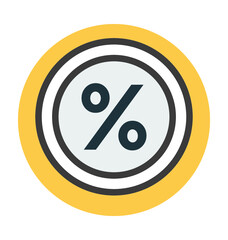 Percentage Vector Icon