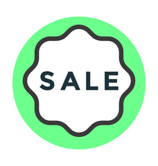 Sale Tag Vector Icon