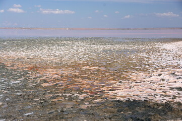 Sasyk-Sivash salt lake
