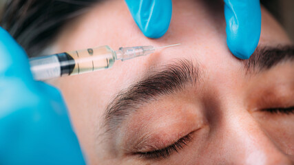 Beauty Treatment for Men. Dermal Fillers Face Treatment