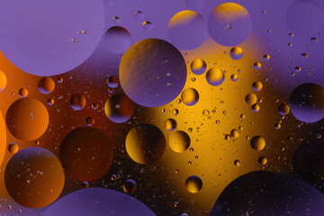 Space, planets, Universe cosmic abstract background. Abstract model of the atom of a molecule....