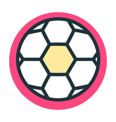 Naklejka premium Football Vector Icon