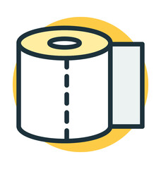 Tissue Roll Vector Icon