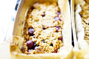 Sour Cherry crumble