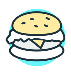 Burger Vector Icon