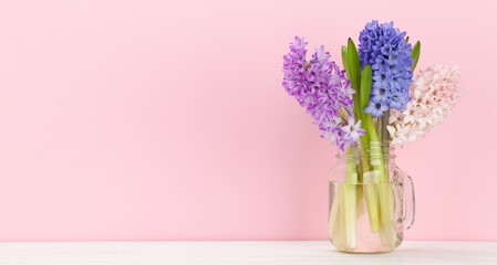 Hyacinth flowers bouquet