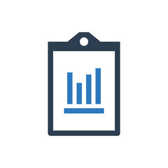 clipboard business report icon sign symbol
