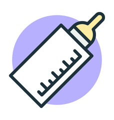Baby Bottle Vector Icon