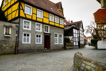 View of the historic old town of Soest in the westphalia region