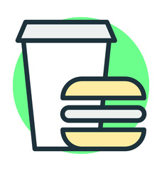 Fast Food Vector Icon