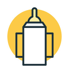 Baby Bottle Vector Icon