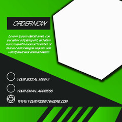 The sales template is suitable for you for product promotion