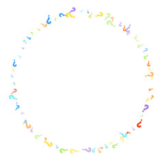 Question marks Quiz doubt survey faq public poll.