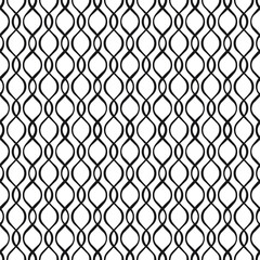 Naklejka premium Net seamless pattern, black. A retro seamless pattern with black and white geometric motifs.