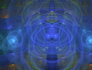 Imaginatory fractal background generated Image