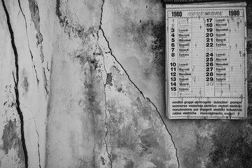 Abandoned village devastated by the 1980 earthquake