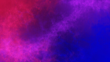 Gradient Smoke Cloud Red Blue Purple Abstract Background. Video Game, Card, Banner, Promotion,...