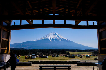 静岡県の富士山が見えるキャンプ場