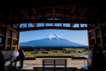 静岡県の富士山が見えるキャンプ場
