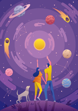 Astrology Astronomy Background © Malchev