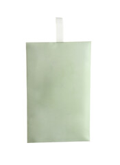 Paper scented sachet isolated on white background