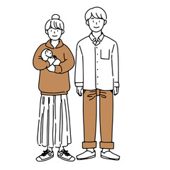 丁寧に暮らしている夫婦