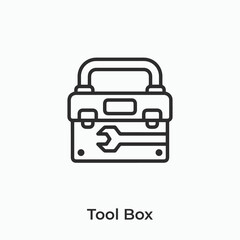 tool box icon vector sign symbol