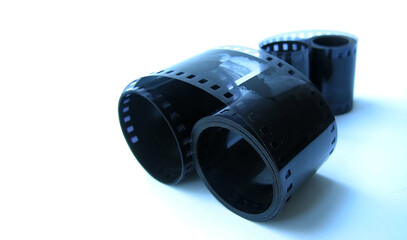 film roll isolated on white