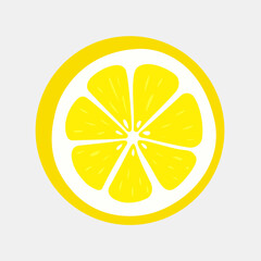 Lemon fruit print, summer ciitrus food background.