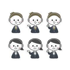 カスタマーセンターのスタッフたち