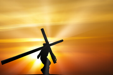 Jesus with the cross