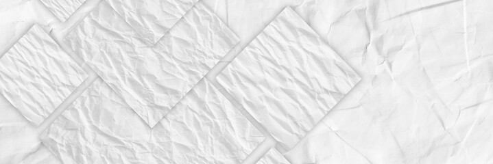 white crumpled paper