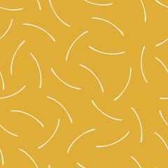 Thin little arcuate sticks. Seamless pattern for fabrics, textiles, paper, packaging, curtains, pillows, bedspreads, bed linen. Actual colors. 