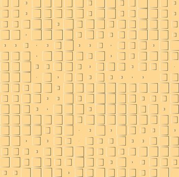 pattern with squares on a beige background	