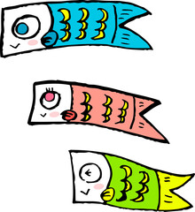 イラスト素材: こどもの日　端午の節句のイラスト　カットイラスト
