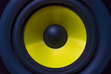 yellow sound speaker